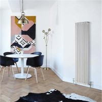 Carrera 1500 x 372mm Dual Column White Vertical Radiator