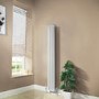 Carrera 1800 x 196mm Dual Column White Vertical Radiator