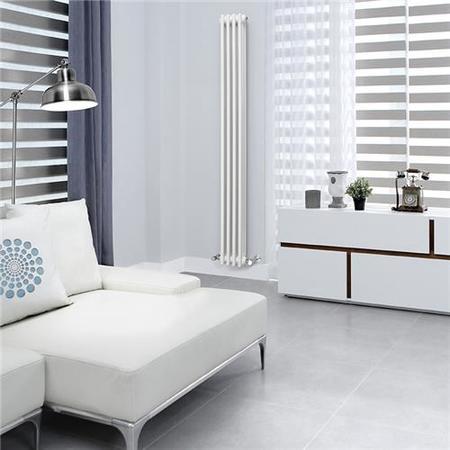 Belgravia 1800 x 198mm Tri-Column White Vertical Radiator - Better ...