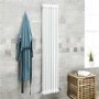 Belgravia 1800 x 396mm Tri-Column White Vertical Radiator