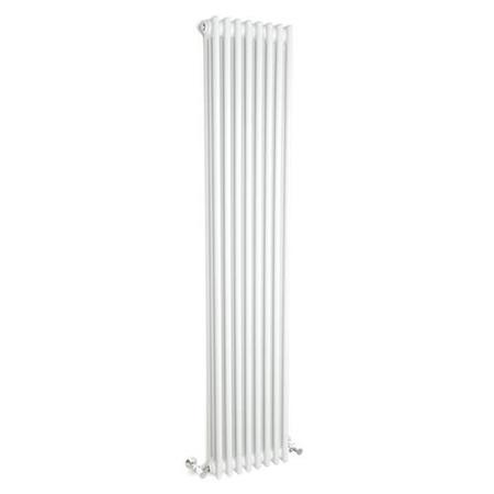 Belgravia 1800 x 396mm Tri-Column White Vertical Radiator