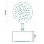 Circa Round 400mm Ceiling Shower Head