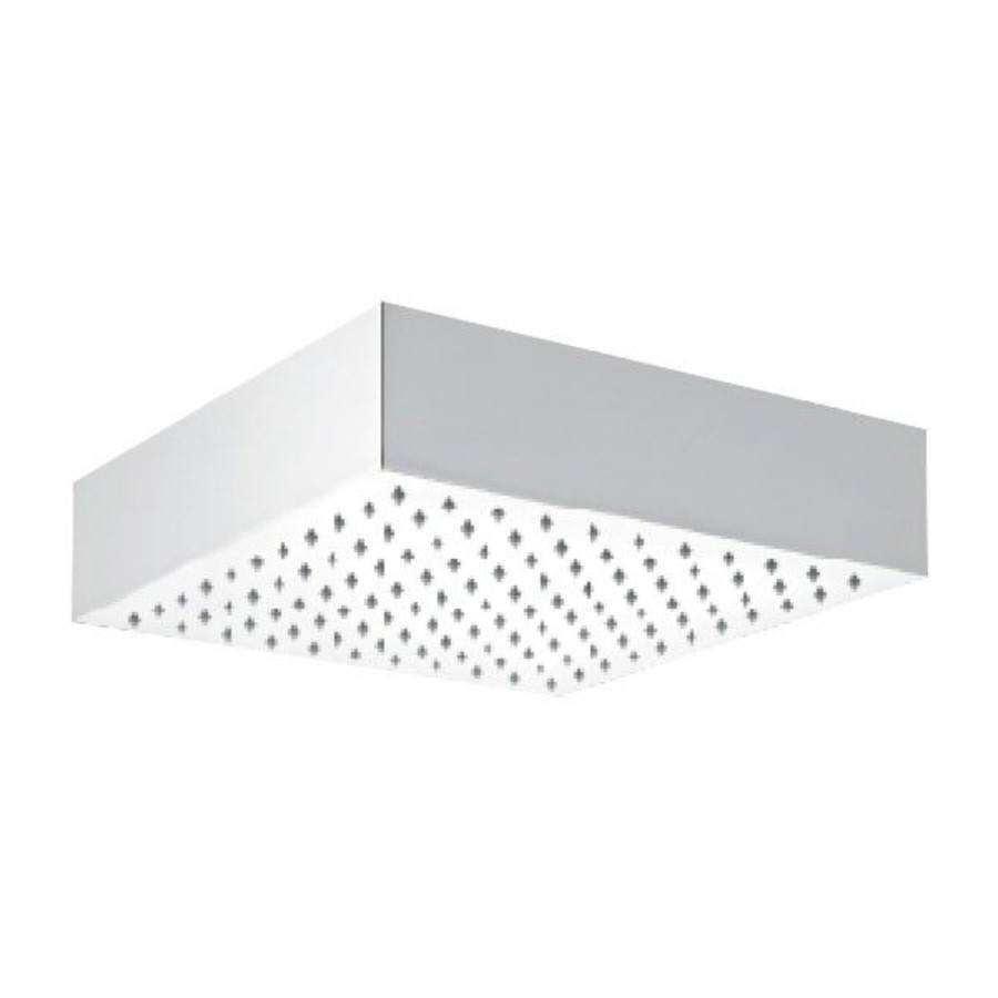 Quartino Square 400mm Ceiling Shower Head