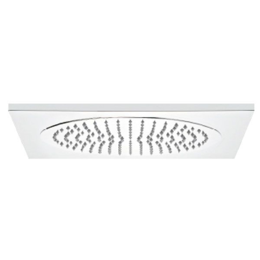 GRADE A1 - Glenvar Square 500mm Rose Ceiling Shower Head