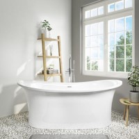 Freestanding Double Ended Slipper Bath 1700 x 800mm - Torrelino Freestanding Double Ended Slipper Bath 1700 x 800mm - Torrelino