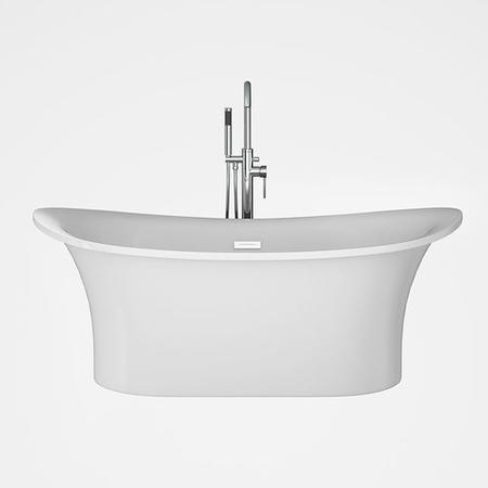 GRADE A1 - Torrelino Freestanding Double Ended Slipper Bath - 1700 x 800mm