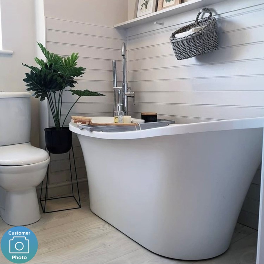 Freestanding Double Ended Slipper Bath 1700 x 800mm - Torrelino