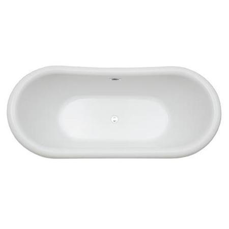 Saffiano 1740 x 800mm Double Ended Slipper Bath 