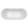 Saffiano 1740 x 800mm Double Ended Slipper Bath 