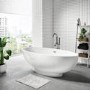 GRADE A1 - Oval Freestanding Double Ended Bath - 1680 x 800mm