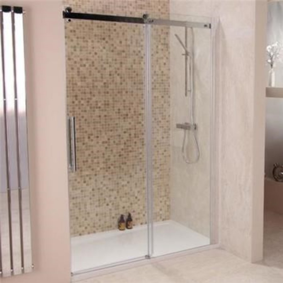 GRADE A1 - 1200 Aquafloe Elite ll 8mm Sliding Door Only