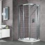 Sliding Door Quadrant Enclosure 800 x 800mm - 6mm Glass - Aquafloe Range