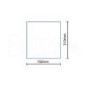 L Shape Square Bath End Panel