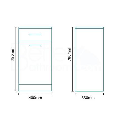 Windsor 400mm Linen Unit