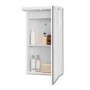 400mm Wall Hung Mirrored Cabinet - 1 Light Single Door - Windsor Range
