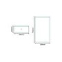 400mm Wall Hung Mirrored Cabinet - 1 Light Single Door - Windsor Range