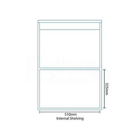 Windsor 550 Mirrored Cabinet with 1 Light 760(H) 540(W) 220(D)