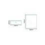 Windsor 550 Mirrored Cabinet with 1 Light 760(H) 540(W) 220(D)