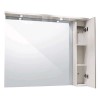 1200mm Wall Hung Mirrored Cabinet - 2 Lights Single Door - Windsor Range