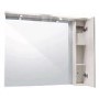 1200mm Wall Hung Mirrored Cabinet - 2 Lights Single Door - Windsor Range