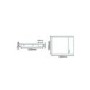 1200mm Wall Hung Mirrored Cabinet - 2 Lights Single Door - Windsor Range