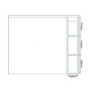 1200mm Wall Hung Mirrored Cabinet - 2 Lights Single Door - Windsor Range