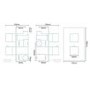 Concealed Dual Control Thermostatic Shower Valve - Cube Range
