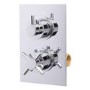 Concealed Dual Control Thermostatic Shower Valve
