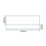 Windsor / Cuba / Aspen White 1500 Height Adjustable Panel with Plinth