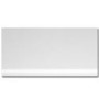 GRADE A1 - Windsor / Cuba / Aspen White 700 Height Adjustable End Panel