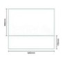 Windsor / Cuba / Aspen White 700 Height Adjustable End Panel