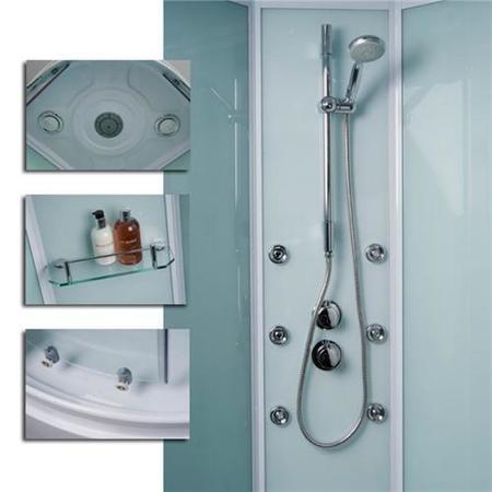GRADE A1 - Aqualine Shower Cabin - Part 2 - Front Door Panel