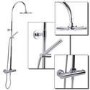 Star Thermostatic Shower with Dual Riser Kit