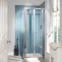 Bi-Fold Shower Door 760mm - 6mm Glass - Aquafloe Range