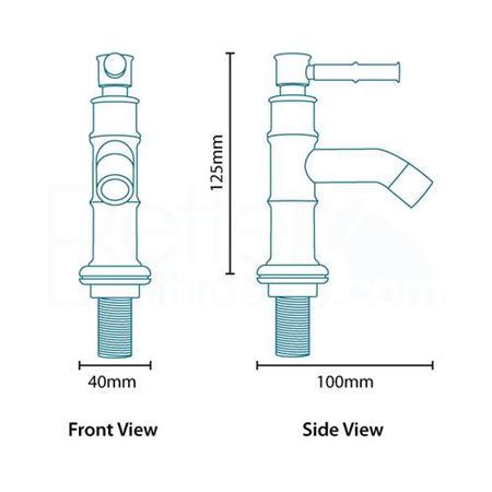 Glenham Lever Basin Taps