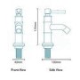 Glenham Lever Basin Taps