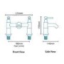 Glenham Lever Bath Filler