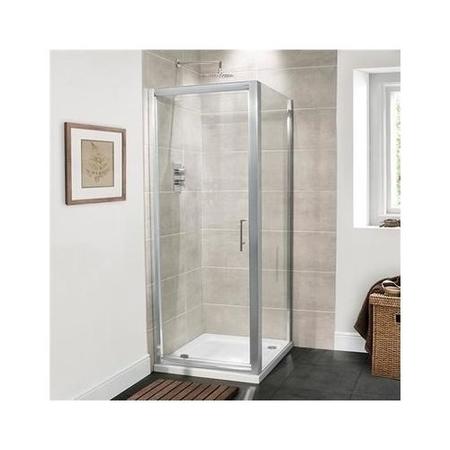 Pivot Shower Door 800mm - 6mm Glass - Aquafloe Range