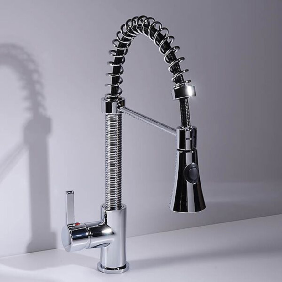 GRADE A1 - Viterbo Pull Out Kitchen Tap