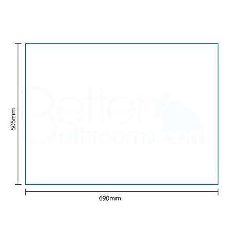 Walnut L Shape Square Bath End Panel