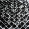 Black Crackle Glass Wall Mosaic