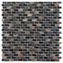CL Dahli Black Brick Wall Mosaic