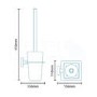 Pearl Toilet Brush & Holder