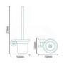 Ice Toilet Brush & Holder