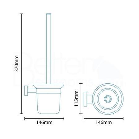 Floe Toilet Brush & Holder