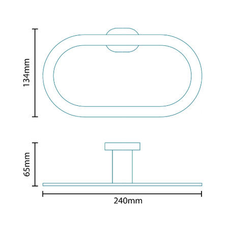 GRADE A2 - Floe Towel Ring