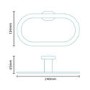 GRADE A2 - Floe Towel Ring
