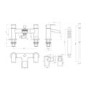 Sino Waterfall Bath Shower Mixer Tap