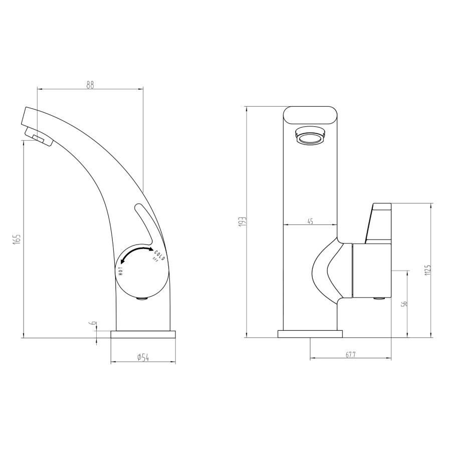 Basin Mixer Tap - Thea Range
