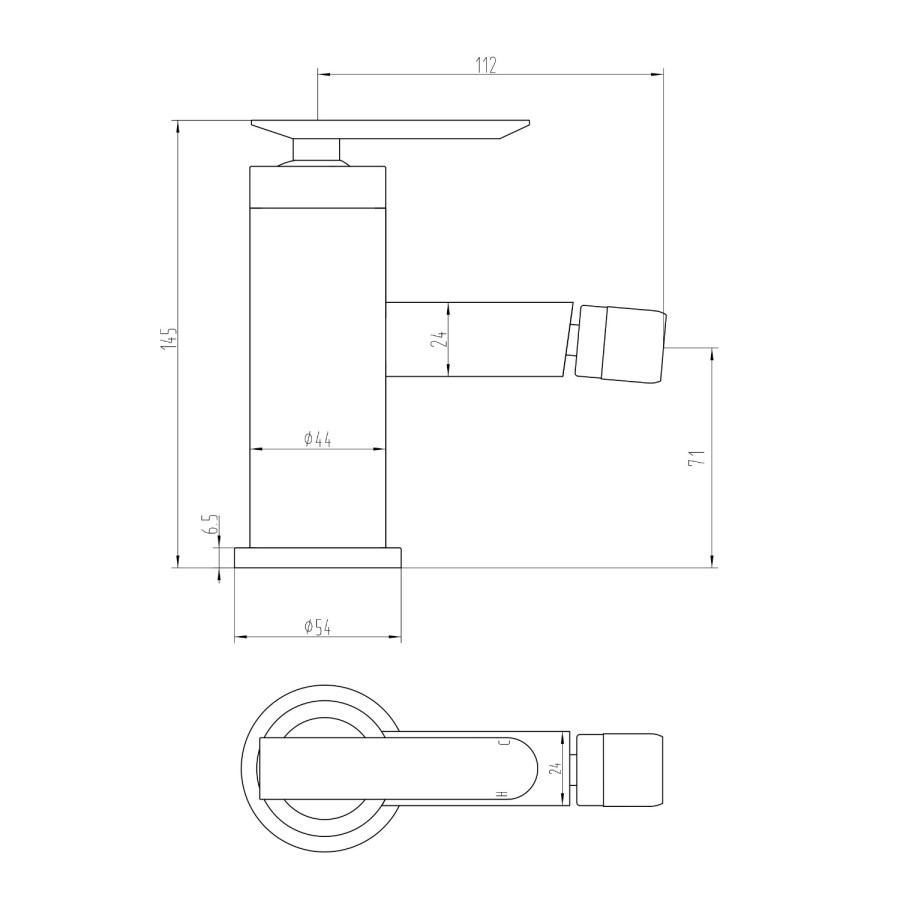 Harris Bidet Mixer Tap